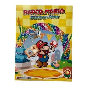 Paper Mario Sticker Star Folders Set of 20 Promotional Memorabilia Nintendo 3DS